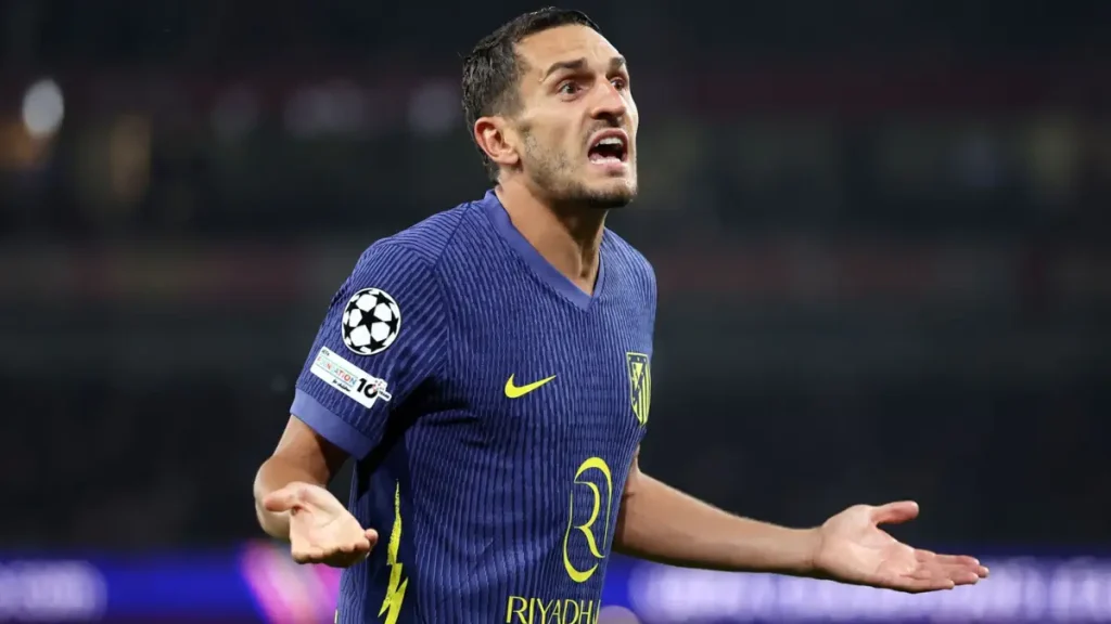 Kapten Atletico Madrid mengomentari wasit dalam pertandingan mereka melawan Arsenal!